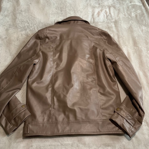 Vegan Leather Moto Jacket - Picture 3 of 6